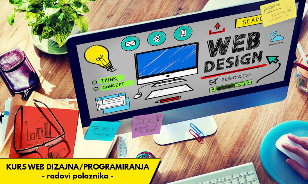 Web dizajn / programiranje – radovi polaznika