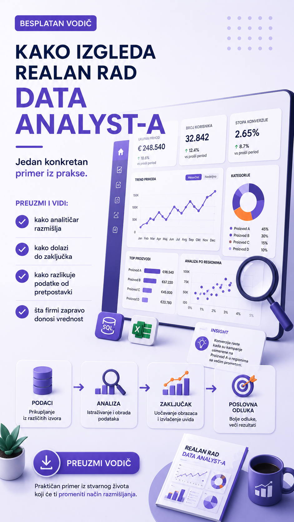 Kako izgleda realan rad Data Analyst-a